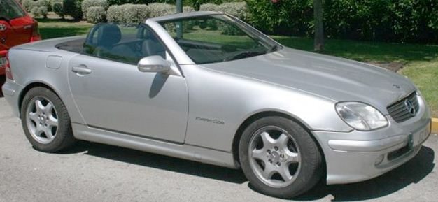 2002 Mercedes SLK Kompressor convertible sports car for sale in Spain Costa del Sol Marbella Malaga