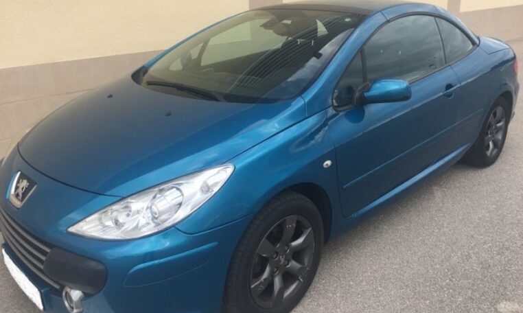 2006 Peugeot 307 CC 1.6 cabriolet 4 seater convertible car for sale in Spain Costa Blanca Alicante