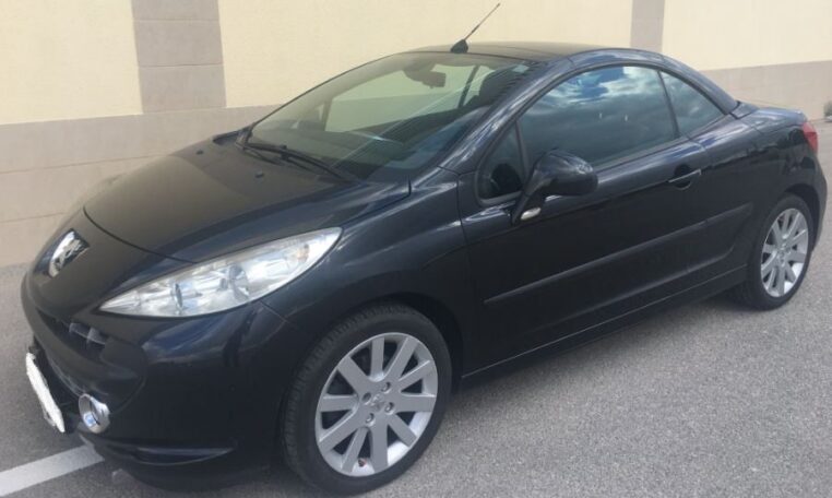 2007 Peugeot 207 CC 1.6 cabriolet 4 seater convertible car for sale in Spain Costa Blanca Alicante